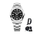 Silver Black - Sapphire Automatic Steel Wristwatch