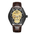 Fashionable Gold Skull Skeleton Dial Watch