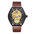 Eraluxe Gold Skull Skeleton Dial Automatic Watches for Men