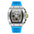 silver blue - multifunction sports waterproof casual clock